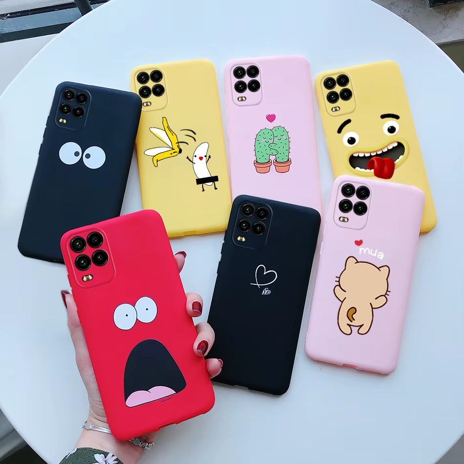 For Xiomi Xiaomi Mi 10 Lite 5G Case Silicon Cute Soft Cover Phone Cases for Xiaomi Mi10 Lite Zoom Mi 10Lite 10 Lite Fundas Case