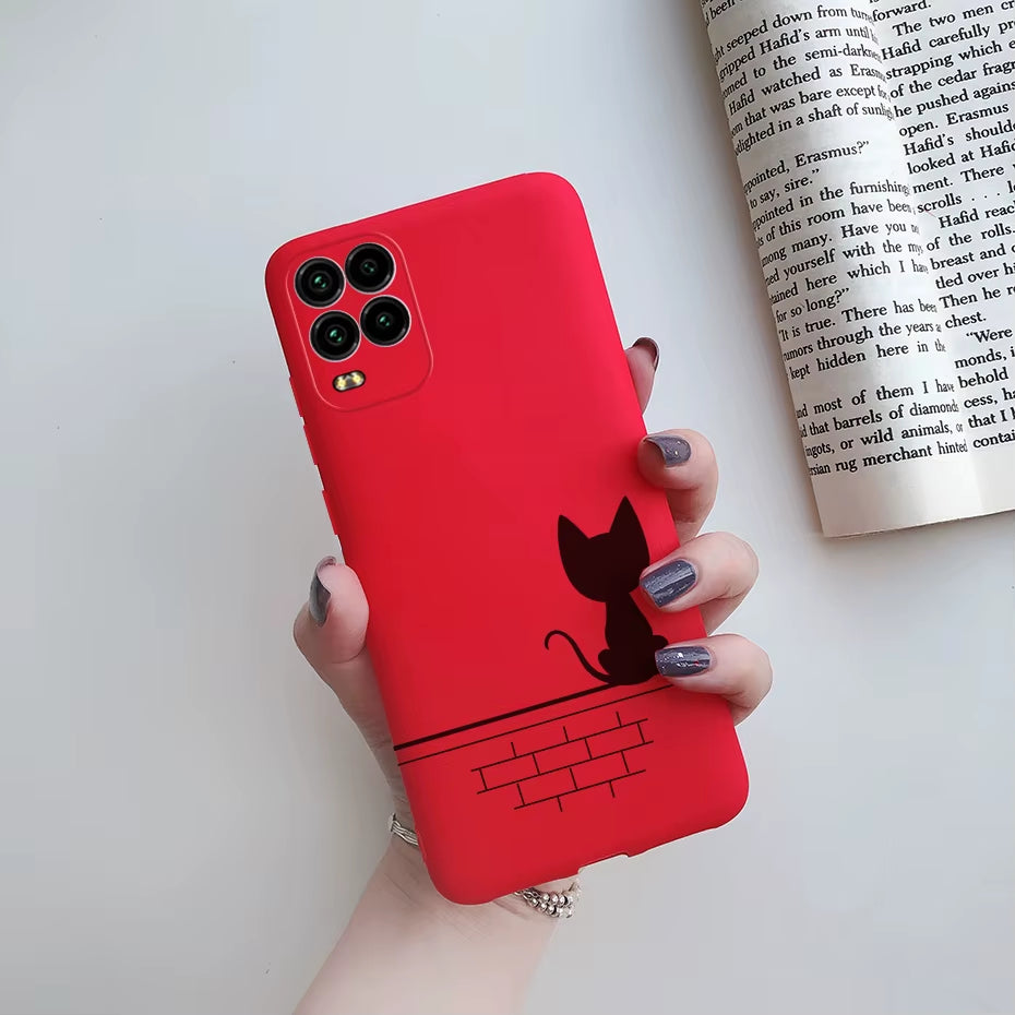 For Xiomi Xiaomi Mi 10 Lite 5G Case Silicon Cute Soft Cover Phone Cases for Xiaomi Mi10 Lite Zoom Mi 10Lite 10 Lite Fundas Case